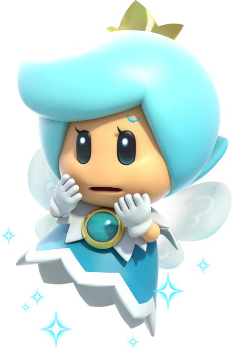 File Light Blue Fairy Artwork Super Mario 3d World Png Super Mario