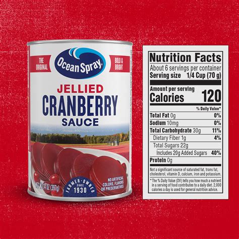 Ocean Spray® Jellied Cranberry Sauce Canned Side Dish 14 Oz Can