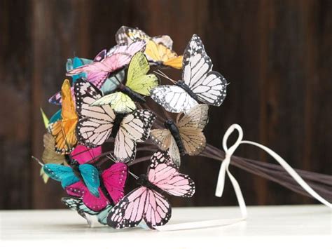 Butterfly Wedding Bouquet Bridal Bouquet Bridesmaids Bouquet Flower