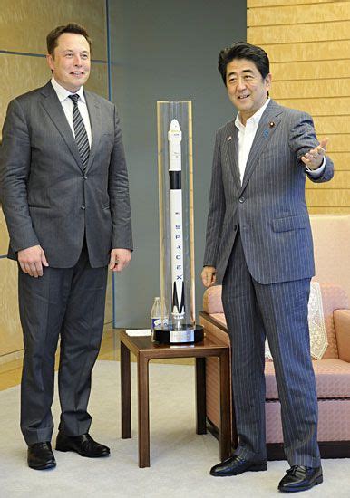 安倍晋三首相を表敬した米宇宙ベン異端の実業家イーロンマスク氏 写真特集時事ドットコム