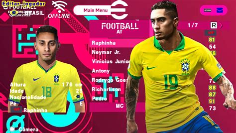 EFOOTBALL PES 2023 PPSSPP ANDROID EUROPEUS e BRASILEIRÃO PATCH COPA DO