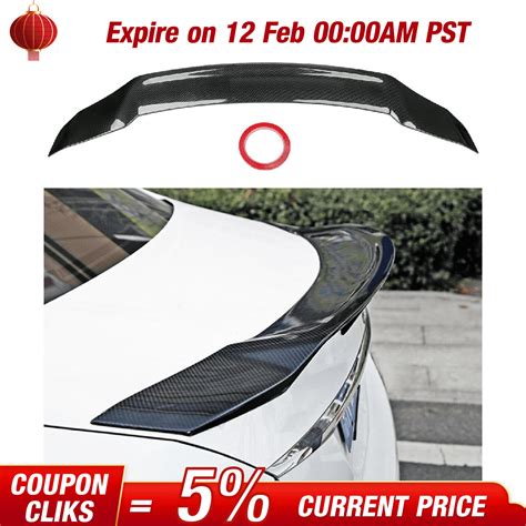 For Honda Accord Carbon Fiber R Style Duckbill Rear Trunk