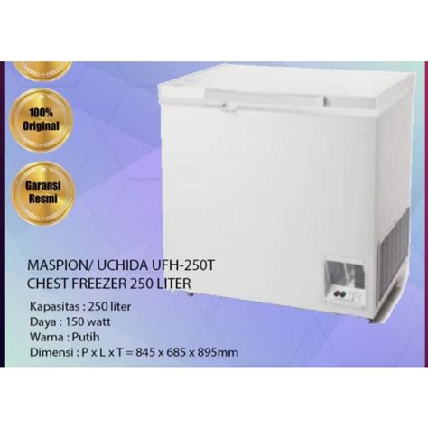 Jual Maspion Freezer Box Chest Freezer Ufh T Shopee Indonesia