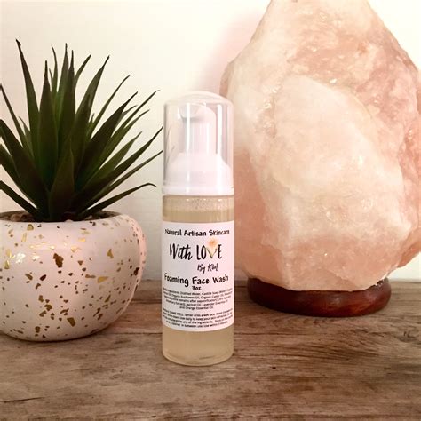 Organic Face Wash Vegan Face Wash Vegan Skincare Organic | Etsy