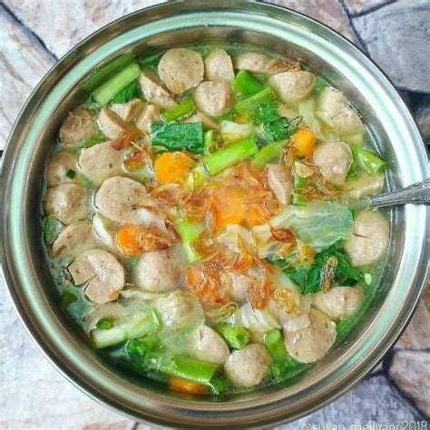 Resep Sop Bakso Juaranya Hidangan Saat Musim Hujan Okezone Lifestyle