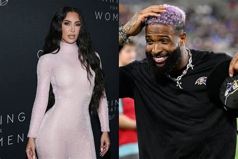 Beckkim Kim Kardashian Rumored To Be Dating Odell Beckham Jr Of Baltimore Ravens Super Bowl