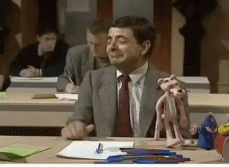 Exam Mr Bean GIF - Exam Mr Bean Cry - Discover & Share GIFs