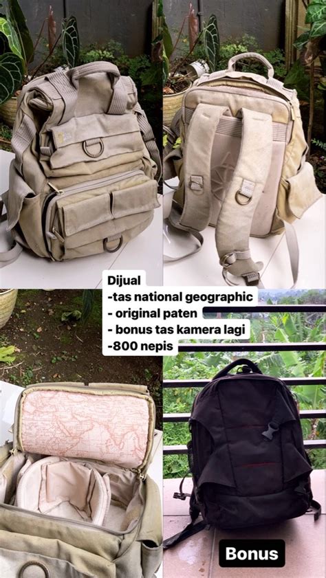 Tas National Geographic Original Barang Mewah Tas Dompet Di Carousell