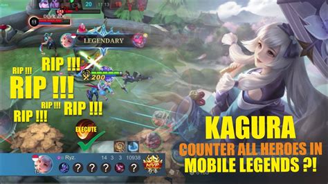 INIKAH KONTER SEMUA HERO MOBILE LEGENDS KAGURA MOBILE LEGENDS