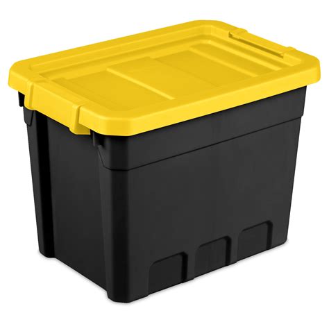 Sterilite 75 Gallon Stacker Tote Plastic Yellow Lily Walmart Inventory Checker Brickseek