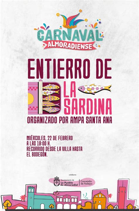 El entierro de la sardina dará fin al carnaval local