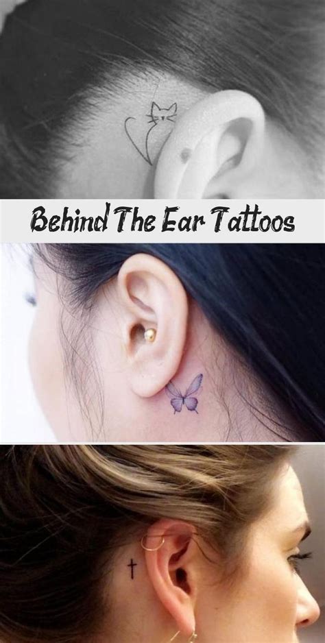 Cat Silhouette Tattoos Behind Ear Cat Silhouette Tattoos Silhouette Tattoos Ankle Tattoo Small