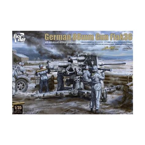 German 88mm Flak 36 37 Gun W 6 Anti Aircraft Artillery Crew Limited