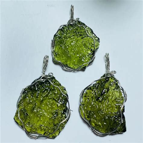 Moldavite Tch Que De Haute Qualit M T Orite Sp Cimen De Nap Gu Rison