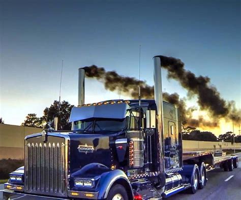 Semitrckn Oldschoolgarage Rollin Coal Kenworth Custom