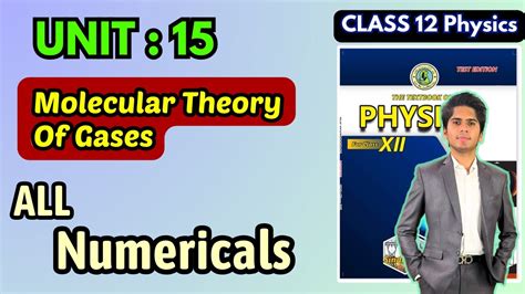 Numericals Molecular Theory Of Gases Unit Class Physics