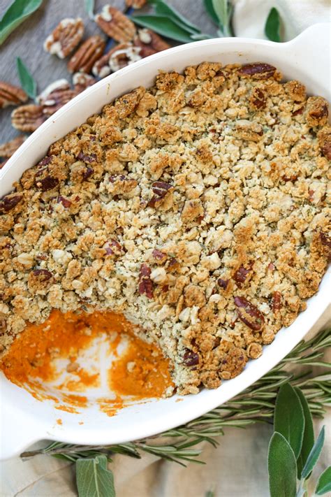 Savory Sweet Potato Casserole - Sacha Served What