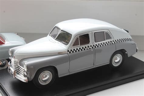 Gaz M Pobeda Taxi Repainted And Modified Promo Model Hachette