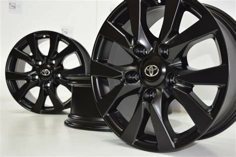 Toyota Land Cruiser Lc Satin Black Factory Oem Rims