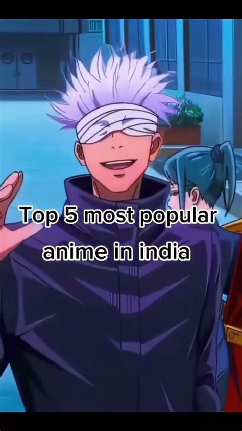 Top 5 Most Popular Anime In India Anime Jjk Popularanime Shorts