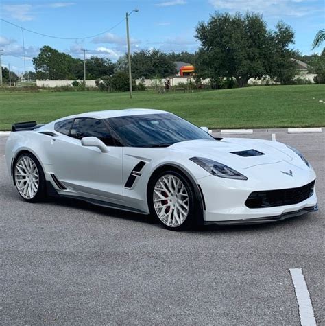 Chevrolet Corvette C7 Grand Sport White BC Forged HCA192S Wheel Wheel