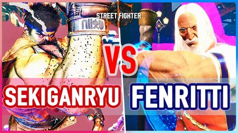 SF6 Sekiganryu Ryu Vs Fenritti JP Street Fighter 6 YouTube