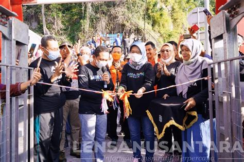 Peresmian Jembatan Gantung Gladak Perak Lumajang Diawali Cak Thorriq