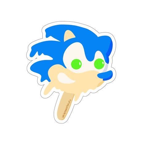 Sonic the Hedgehog Popsicle Die-cut Stickers - Etsy