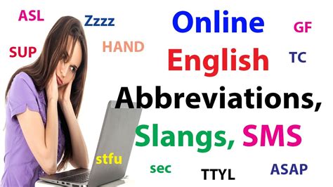 Learn English 120 Online English Abbreviations Acronyms And Shortened