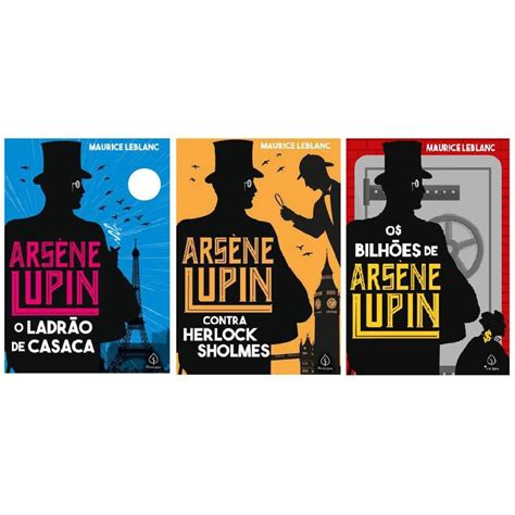 Kit Livros Ars Ne Lupin Ladr O De Casaca Contra Sherlock Holmes Os