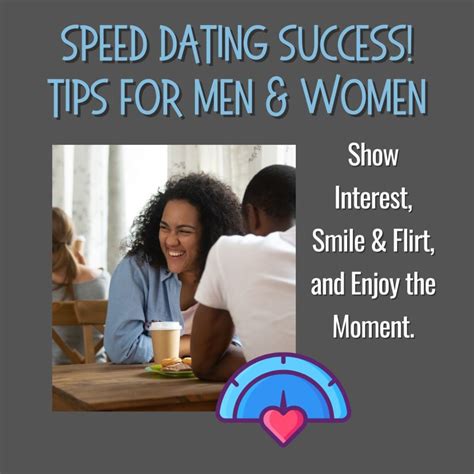 Speed Dating Success Quick Tips For Men And Women Relationships