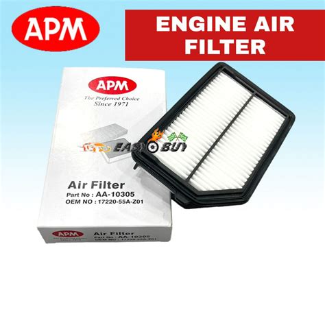 100 Original Apm Engine Air Filter Honda City T9a Jazz T5a Br V