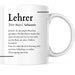 Tasse F R Den Lehrer Definition Synonym Geschenk Personalisierbar Mit