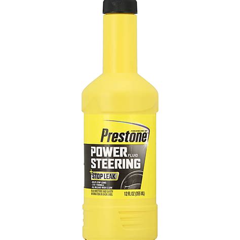 Prestone Power Steering Fluid Stop Leak 12 Oz Automotive Chief