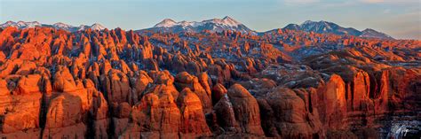 Sandstone Glow Panorama (2020) | Moab, Utah