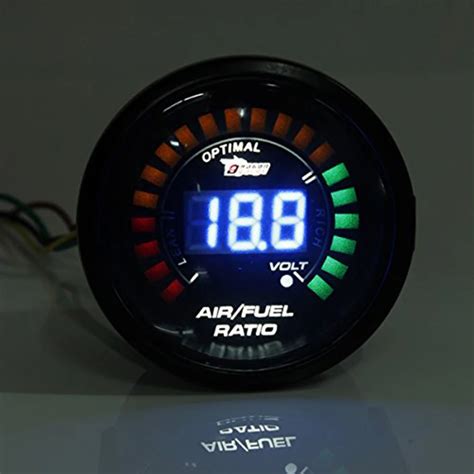 Bygd Blue Led Mm Auto Car Air Fuel Ratio Gauge Motor Afr Racing