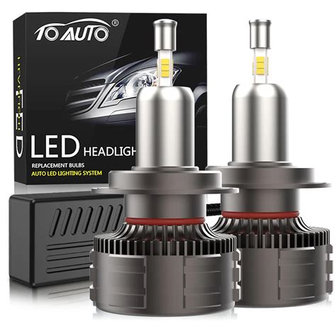 30000LM H7 LED Canbus Car Headlight Bulb 4 Sides H1 H11 H8 HB3 9005 HB4