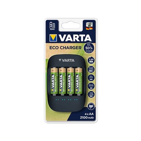 Varta Eco Charger Inkl 4x 56816 RAR 2100mAh