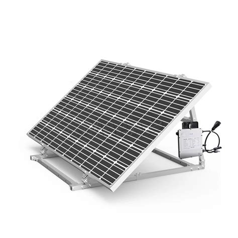 Easy Solar Kit Solar System With Micro Inverter And Adjustable Mounting