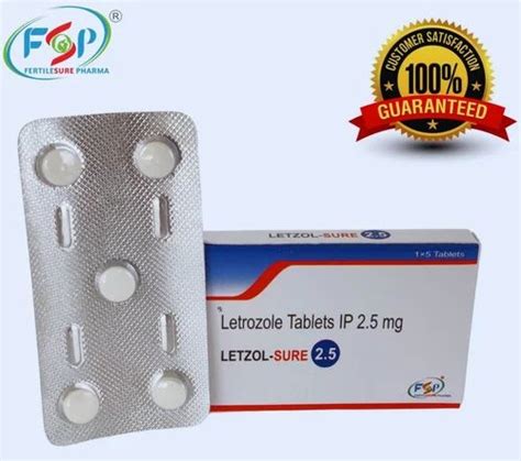 Letrozole 2 5mg Tablet Packaging Type Blister At Rs 50 Stripe In Surat