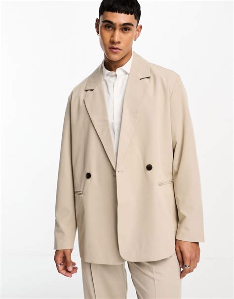 Купить Пиджаки Бежевый пиджак оверсайз Jack & Jones Originals Jack ...