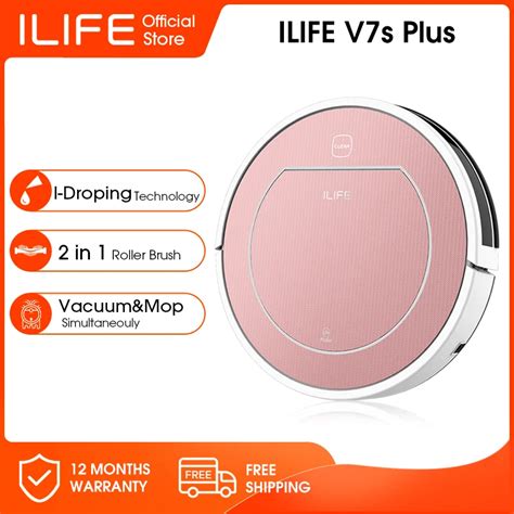 Ilife V S Plus Robot Vacuum Cleaner Sweep And Wet Mopping Floors Carpet