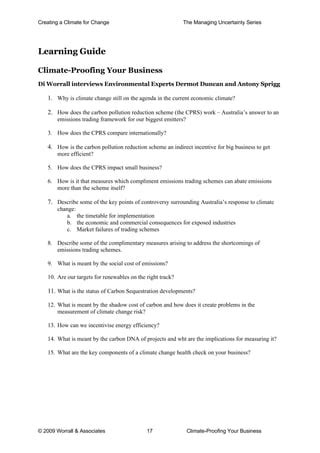 Transcript Climate Change Climate Proofing Interview Final 3 2 PDF