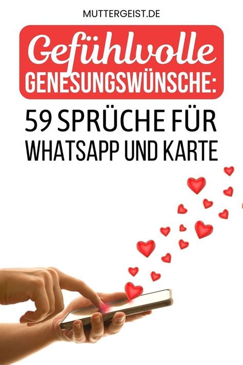 Gefühlvolle Genesungswünsche 59 Sprüche für WhatsApp und Karte