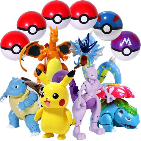 Zestaw Pokemon Pokeball Figurka Sk Adana Sztuk Allegro Pl