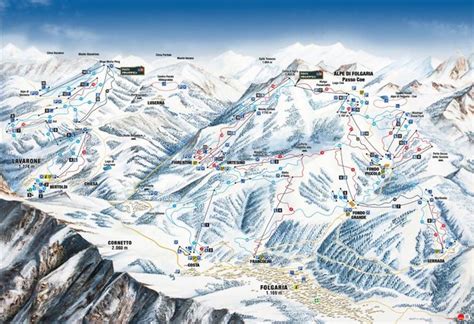 Ski Area Folgaria Rating Folgaria Lavarone Test Report Piste Map