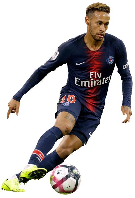 Neymar Paris Saint Germain Football Render Footyrenders