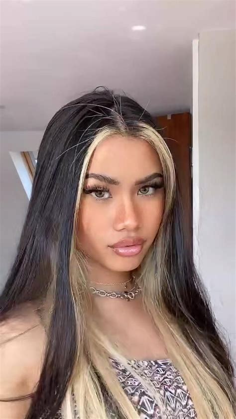 Angelysiaa On Tiktok🌺 [video] Hair Color Underneath Blonde