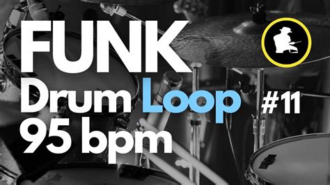 Funk Drum Loop 95 Bpm 11 Free Backing Track Youtube