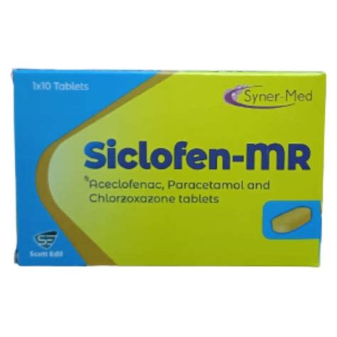 SICLOFEN MR TABLETS I Syner Med Pharmaceuticals